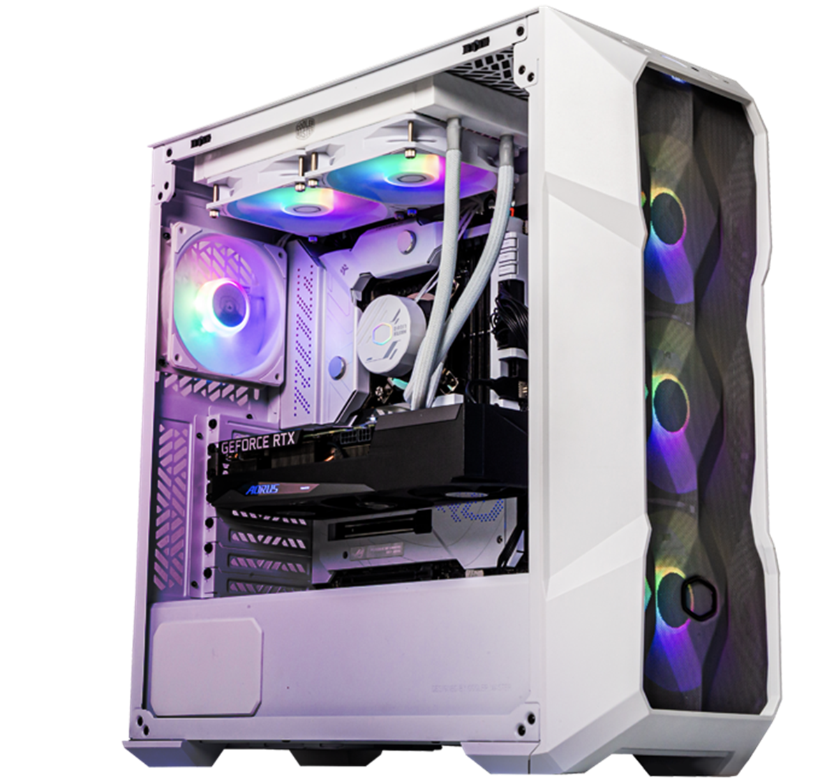 MasterLiquid 240L Core ARGB White CPU Liquid Cooler | Cooler